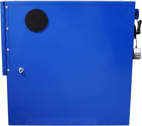 خزانة السفع الرملي بسعة 110 لتر - أزرق | نظام السفع الرملي عالي التحمل مع إضاءة LED وقفازات السفع المدمجة in Kuwait