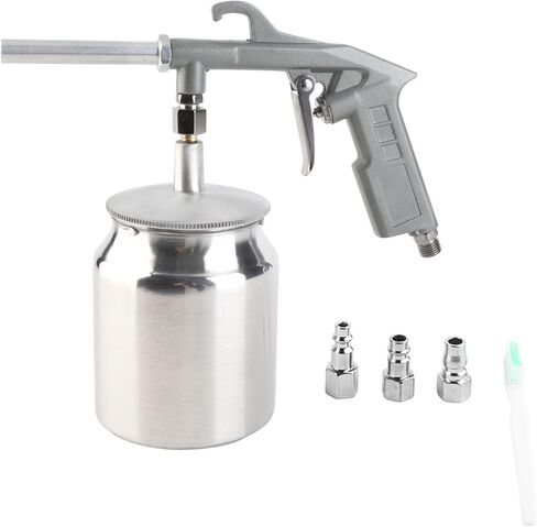 Sandblaster Tool Kit for Spraying and Professional Sand Blasting Tool with Aluminum Pot, Efficient 750cc Capacity for Polishing, Removal and Coating Applications in Kuwait