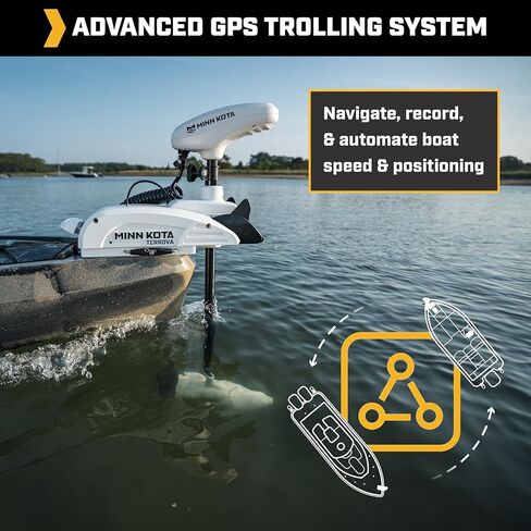 Minn Kota Riptide Kayak Terrova Bow-Mount Electric Trolling Motor with GPS, 55 Lb. Thrust, 36 in. Shaft, Saltwater in Saudi Arabia