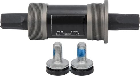 VGEBY 68mm Sealed Bottom Bracket, Square Taper Metal Bearing with Screws 113mm/120mm/126mm for Mountain Bike in Kuwait