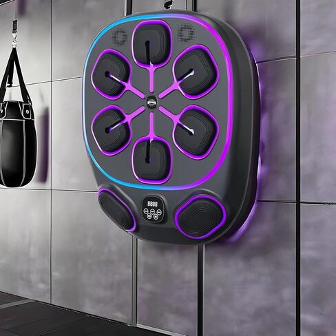 2025 Music Boxing Training Machine for Adults Fitness Equipment Durable Dummy Punching Bag Boxing Machine - Large in Kuwait