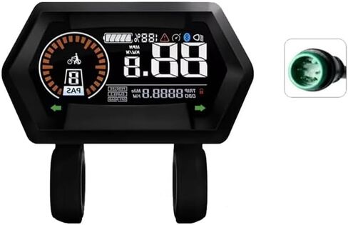 M9 دراجة كهربائية شاشة LCD متر 24V-72V E سكوتر لوحة مع UART للدراجات الكهربائية الجبلية الثلج LCD عداد السرعة عداد المسافات مقاوم للماء 5PIN استبدال الدراجة الكمبيوتر مؤشر ذكي in Kuwait