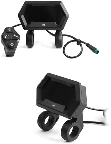 M9 دراجة كهربائية شاشة LCD متر 24V-72V E سكوتر لوحة مع UART للدراجات الكهربائية الجبلية الثلج LCD عداد السرعة عداد المسافات مقاوم للماء 5PIN استبدال الدراجة الكمبيوتر مؤشر ذكي in Kuwait