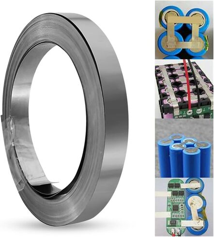 10m 1 Roll Nickel Plated Strip Connector Li-ion Battery Sheet Plating for 0.1mm 0.2mm Welder(0.15mm) in Saudi Arabia