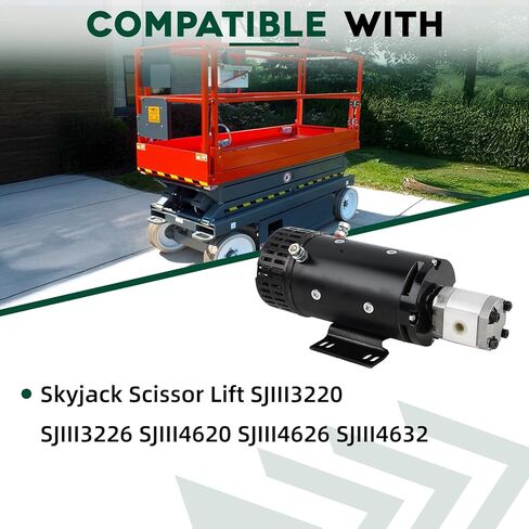 161936 161937 24VDC Hydraulic Pump Motor Assembly Compatible with Skyjack Scissor Lift SJIII3220 SJIII3226 SJIII4620 SJIII4626 SJIII4632 in Saudi Arabia