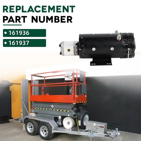 161936 161937 24VDC Hydraulic Pump Motor Assembly Compatible with Skyjack Scissor Lift SJIII3220 SJIII3226 SJIII4620 SJIII4626 SJIII4632 in Saudi Arabia