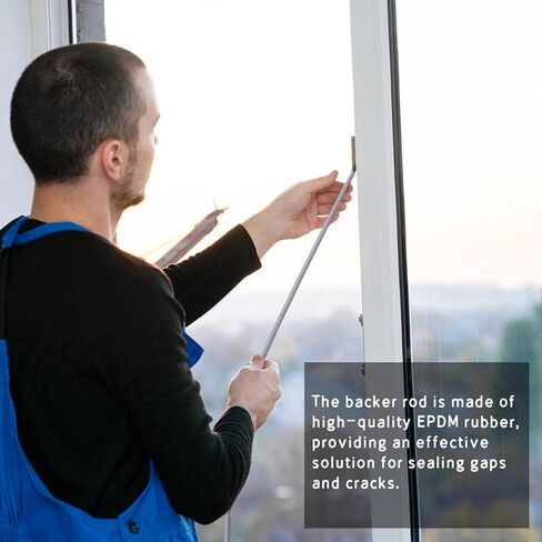 U0U 100Ft Backer Rod 1/8 Inch,EPDM Rubber Foam Backer Rod Caulk Saver for Gaps and Joint Concrete Filling,Gery Concrete Expansion Joint Filler in Kuwait