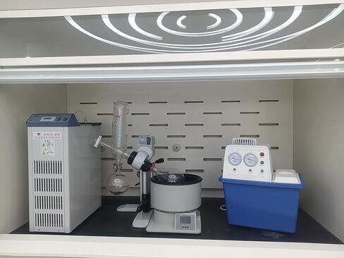 مبخر فراغ المختبر، مبخر الرفع الكهربائي لكيمياء المختبر مع مضخة فراغ ومبرد، تنقية واستخراج in Kuwait