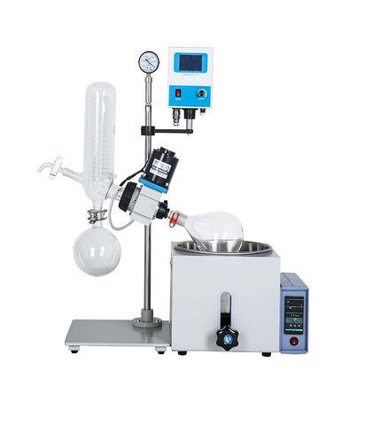 2L Manual Lifting Rotary Evaporator Set, Including circulating Water Vacuum Pump and Low-Temperature Cooling circulating Pump, Precise Temperature Control and efficient Evaporation in Kuwait