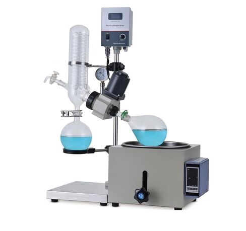 2L Manual Lifting Rotary Evaporator, Optional Vacuum Pump+Cooling Pump, efficient, Durable, Precise Temperature Control in Kuwait