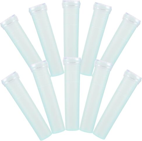 MERRYHAPY 20PCS Floral Water Tubes for Fresh Flower Arrangements 7.2x1.8cm Sky Blue Nutrition Culture Water Storage Test Tubes for Florist Supplies in Saudi Arabia
