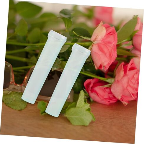 MERRYHAPY 20PCS Floral Water Tubes for Fresh Flower Arrangements 7.2x1.8cm Sky Blue Nutrition Culture Water Storage Test Tubes for Florist Supplies in Saudi Arabia
