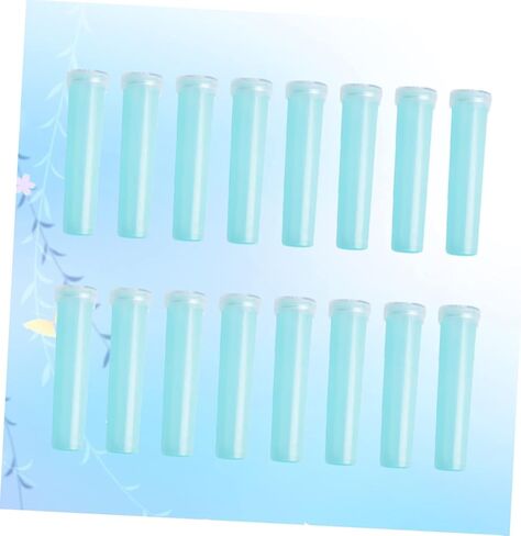 Kisangel 20PCS Floral Water Tubes Flowers Sky Blue Nutrition Culture Water Storage Test Vials for Flower Shop Supplies 4.1x1.8cm for Arrangements in Saudi Arabia