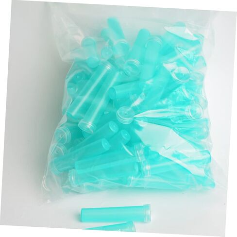 Kisangel 20PCS Floral Water Tubes Flowers Sky Blue Nutrition Culture Water Storage Test Vials for Flower Shop Supplies 4.1x1.8cm for Arrangements in Saudi Arabia