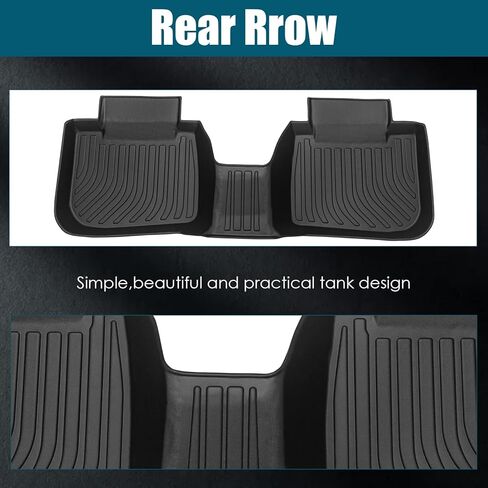 All Weather Floor Mats for 2015-2019 Subaru Legacy & Subaru Outback, 3D TPE Rubber Waterproof Front & 2nd Row Car Mats Full Set Liners Black (2015-2019 Legacy & Outback) in Saudi Arabia