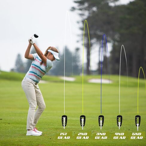 3 قطع أداة ارتفاع تي شيرت جولف قابلة للتعديل مع 20 تي شيرت جولف لضبط الارتفاع الدقيق للمساعدة في التدريب على أدوات الألومنيوم المتينة للحصول على لقطات متسقة ودقيقة in Kuwait