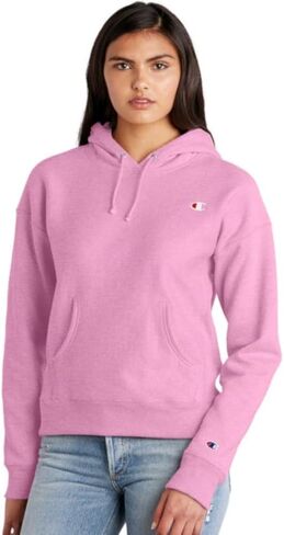 Champion Life Womens Reverse Weave Pullover Hoodie, S, Bold Lilac in Saudi Arabia