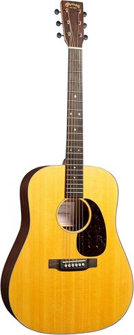 جيتار صوتي كهربائي من سلسلة Martin D-10E Retro Road – Spruce Top & Sapele | لمسة نهائية من الساتان | إلكترونيات E1 مع موالف مدمج | حافظة Softshell متضمنة (يمين) in Saudi Arabia