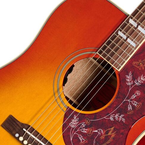 Epiphone Inspired by Gibson Hummingbird Standard, Cherry Sunburst with Bag in Saudi Arabia