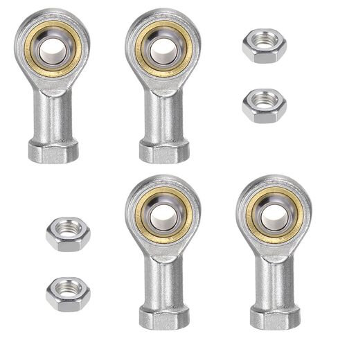 4Pcs SI8T/K PHS8A Rod End Bearing M8x1.25 8mm Right Hand Female Thread Metric Rod end Joint Bearing Self-Lubricating Joint Rod Ends in Saudi Arabia