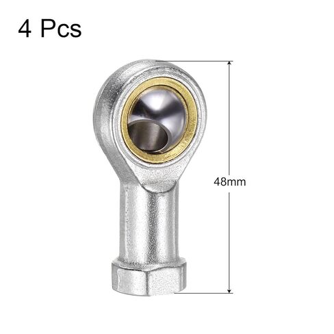4Pcs SI8T/K PHS8A Rod End Bearing M8x1.25 8mm Right Hand Female Thread Metric Rod end Joint Bearing Self-Lubricating Joint Rod Ends in Saudi Arabia