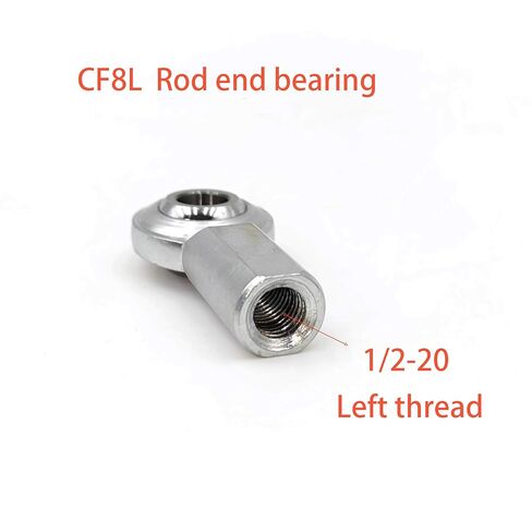 وصلات هيم تحمل نهاية القضيب CFL8، 1/2 بوصة × 1/2 بوصة-20 وصلة هيم أنثى لليد اليسرى مع صواميل مربى 2 قطعة in Kuwait