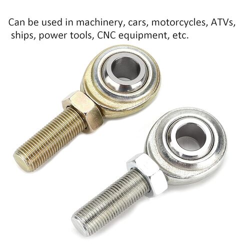 Aqxreight 2pcs Rod Ends Heim Joints, 1/2inx1/2-20 RH LH Male Thread, Stainless Steel, Fits for Cars ATVs Boats Motorcycles in Saudi Arabia