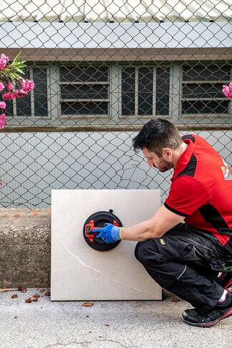 Electric Suction Cup for Tile Handling Tool – Battery‑Powered USB‑C Ceramic Tile Vacuum - 220 mm, 140 kg Hold in Kuwait