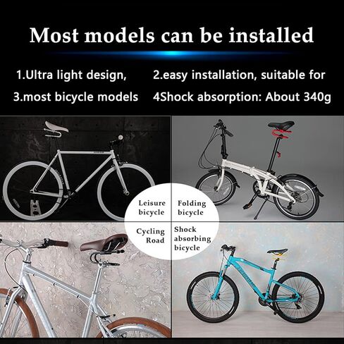 Bicycle Seat Shock Absorber,Bike Rear Shocks,Bicycle Saddle Alloy Spring Steel Suspension Device,Bike seat suspension Bike Saddle in Kuwait