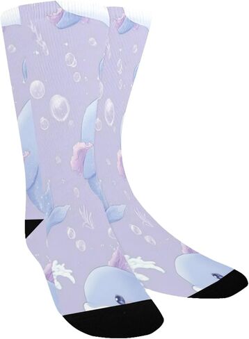 جوارب بيربل أوشن بالز آرت للمشي لمسافات طويلة - جوارب شتوية حرارية سميكة دافئة للأولاد والبنات للمدرسة، والارتداء اليومي والأنشطة الخارجية in Kuwait