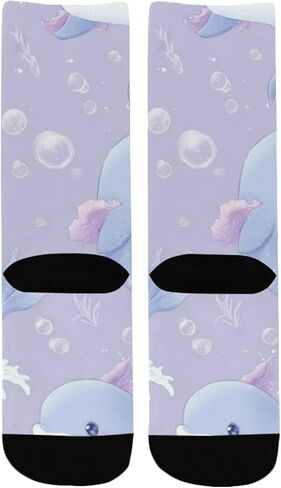 جوارب بيربل أوشن بالز آرت للمشي لمسافات طويلة - جوارب شتوية حرارية سميكة دافئة للأولاد والبنات للمدرسة، والارتداء اليومي والأنشطة الخارجية in Kuwait