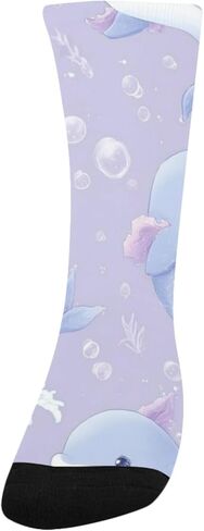 جوارب بيربل أوشن بالز آرت للمشي لمسافات طويلة - جوارب شتوية حرارية سميكة دافئة للأولاد والبنات للمدرسة، والارتداء اليومي والأنشطة الخارجية in Kuwait