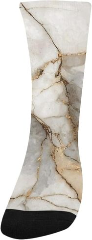 جوارب المشي لمسافات طويلة بطبعة رخامية ذهبية - جوارب شتوية حرارية سميكة دافئة للأطفال الصغار للأولاد والبنات للمدرسة، والارتداء اليومي والأنشطة الخارجية in Kuwait