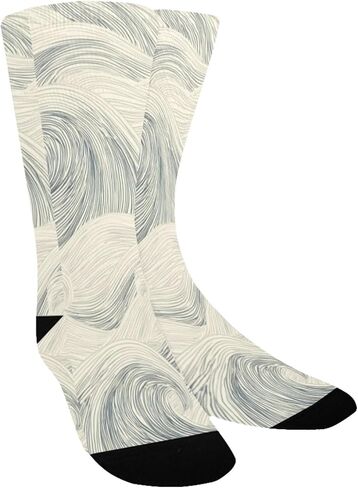 جوارب أحادية اللون للتنزه سيرًا على الأقدام - جوارب شتوية حرارية سميكة دافئة للأولاد والبنات الصغار للمدرسة، والارتداء اليومي والأنشطة الخارجية in Kuwait