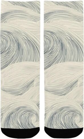 جوارب أحادية اللون للتنزه سيرًا على الأقدام - جوارب شتوية حرارية سميكة دافئة للأولاد والبنات الصغار للمدرسة، والارتداء اليومي والأنشطة الخارجية in Kuwait