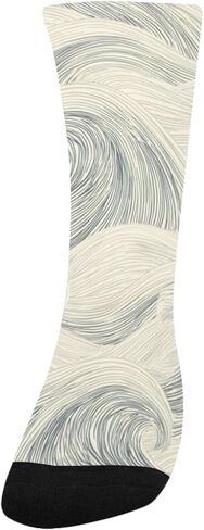 جوارب أحادية اللون للتنزه سيرًا على الأقدام - جوارب شتوية حرارية سميكة دافئة للأولاد والبنات الصغار للمدرسة، والارتداء اليومي والأنشطة الخارجية in Kuwait