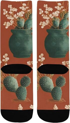 جوارب المشي لمسافات طويلة في حديقة صبار الصحراء - جوارب شتوية حرارية سميكة دافئة للأولاد والبنات الصغار للمدرسة، والارتداء اليومي والأنشطة الخارجية in Kuwait