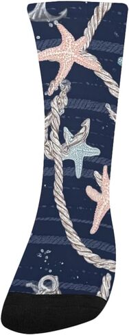 جوارب المشي لمسافات طويلة بطبعة زهور ساحلية - جوارب شتوية حرارية سميكة دافئة للأطفال الصغار للأولاد والبنات للمدرسة، والارتداء اليومي والأنشطة الخارجية in Kuwait