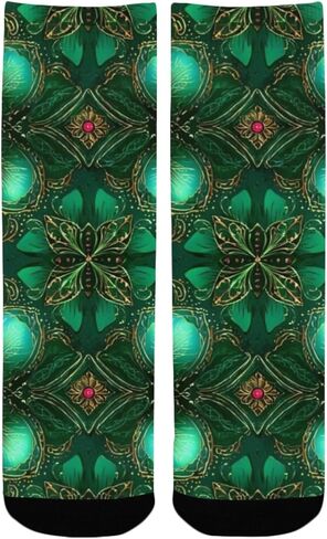 جوارب ريجال الذهبية الخضراء للتنزه سيرًا على الأقدام - جوارب شتوية حرارية سميكة دافئة للأولاد والبنات الصغار للمدرسة، والارتداء اليومي والأنشطة الخارجية in Kuwait