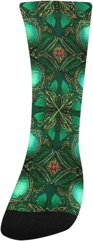 جوارب ريجال الذهبية الخضراء للتنزه سيرًا على الأقدام - جوارب شتوية حرارية سميكة دافئة للأولاد والبنات الصغار للمدرسة، والارتداء اليومي والأنشطة الخارجية in Kuwait