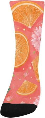 جوارب Citrus Blooms Fruit للتنزه سيرًا على الأقدام - جوارب شتوية حرارية سميكة دافئة للأولاد والبنات للمدرسة، والارتداء اليومي والأنشطة الخارجية in Kuwait