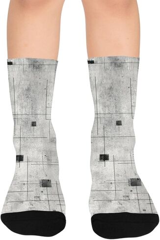 جوارب المشي لمسافات طويلة بطباعة جيري بسيطة - جوارب شتوية حرارية سميكة دافئة للأولاد والبنات للمدرسة، والارتداء اليومي والأنشطة الخارجية in Kuwait