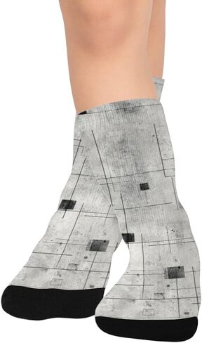 جوارب المشي لمسافات طويلة بطباعة جيري بسيطة - جوارب شتوية حرارية سميكة دافئة للأولاد والبنات للمدرسة، والارتداء اليومي والأنشطة الخارجية in Kuwait