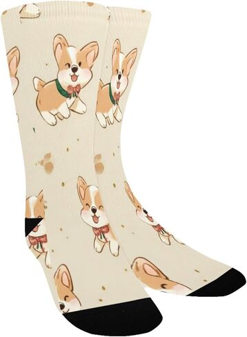 جوارب كورجي براون للتنزه سيرًا على الأقدام - جوارب شتوية حرارية سميكة دافئة للأولاد والبنات الصغار للمدرسة، والارتداء اليومي والأنشطة الخارجية in Kuwait