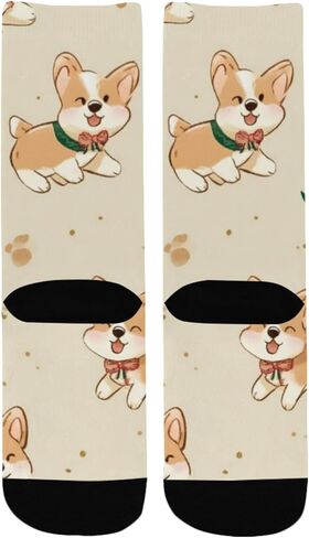 جوارب كورجي براون للتنزه سيرًا على الأقدام - جوارب شتوية حرارية سميكة دافئة للأولاد والبنات الصغار للمدرسة، والارتداء اليومي والأنشطة الخارجية in Kuwait