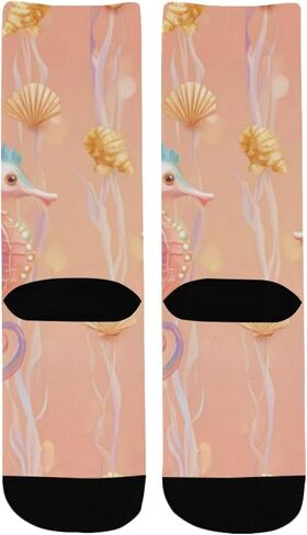 جوارب المشي لمسافات طويلة بتصميم المحيط الساحلي - جوارب شتوية حرارية سميكة دافئة للأطفال الصغار للأولاد والبنات للمدرسة، والارتداء اليومي والأنشطة الخارجية in Kuwait