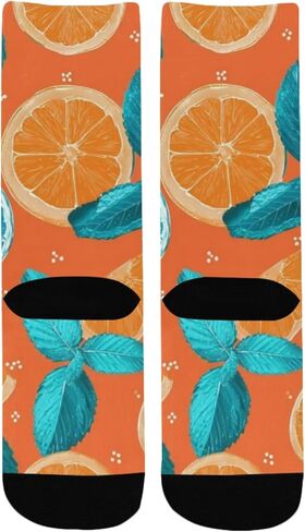 جوارب المشي لمسافات طويلة بالحمضيات والنعناع - جوارب شتوية حرارية سميكة دافئة للأولاد والبنات الصغار للمدرسة، والارتداء اليومي والأنشطة الخارجية in Kuwait