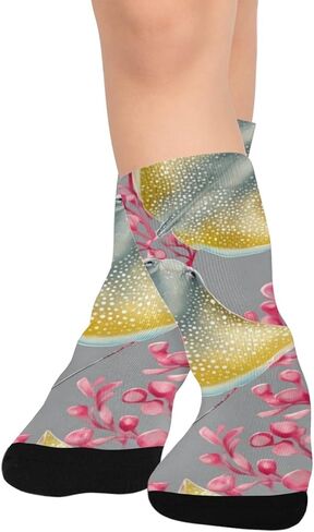 جوارب المشي لمسافات طويلة باللون الرمادي المرجاني الناعمة - جوارب شتوية حرارية سميكة دافئة للأولاد والبنات الصغار للمدرسة، والارتداء اليومي والأنشطة الخارجية in Kuwait