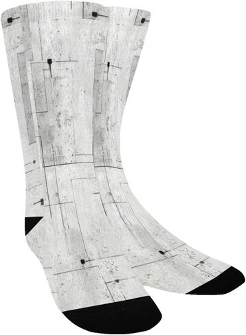 جوارب المشي لمسافات طويلة بطباعة جغرافية بسيطة - جوارب شتوية حرارية سميكة دافئة للأولاد والبنات الصغار للمدرسة، والارتداء اليومي والأنشطة الخارجية in Kuwait