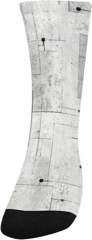 جوارب المشي لمسافات طويلة بطباعة جغرافية بسيطة - جوارب شتوية حرارية سميكة دافئة للأولاد والبنات الصغار للمدرسة، والارتداء اليومي والأنشطة الخارجية in Kuwait